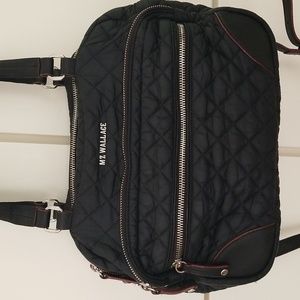 NZ Wallace Black Medium Crosby Shoulder/Crossbody Bag